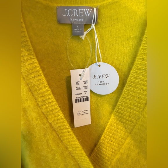 J. Crew Brushed 100%Cashmere Cardigan - NWT - L - Picture 4 of 7